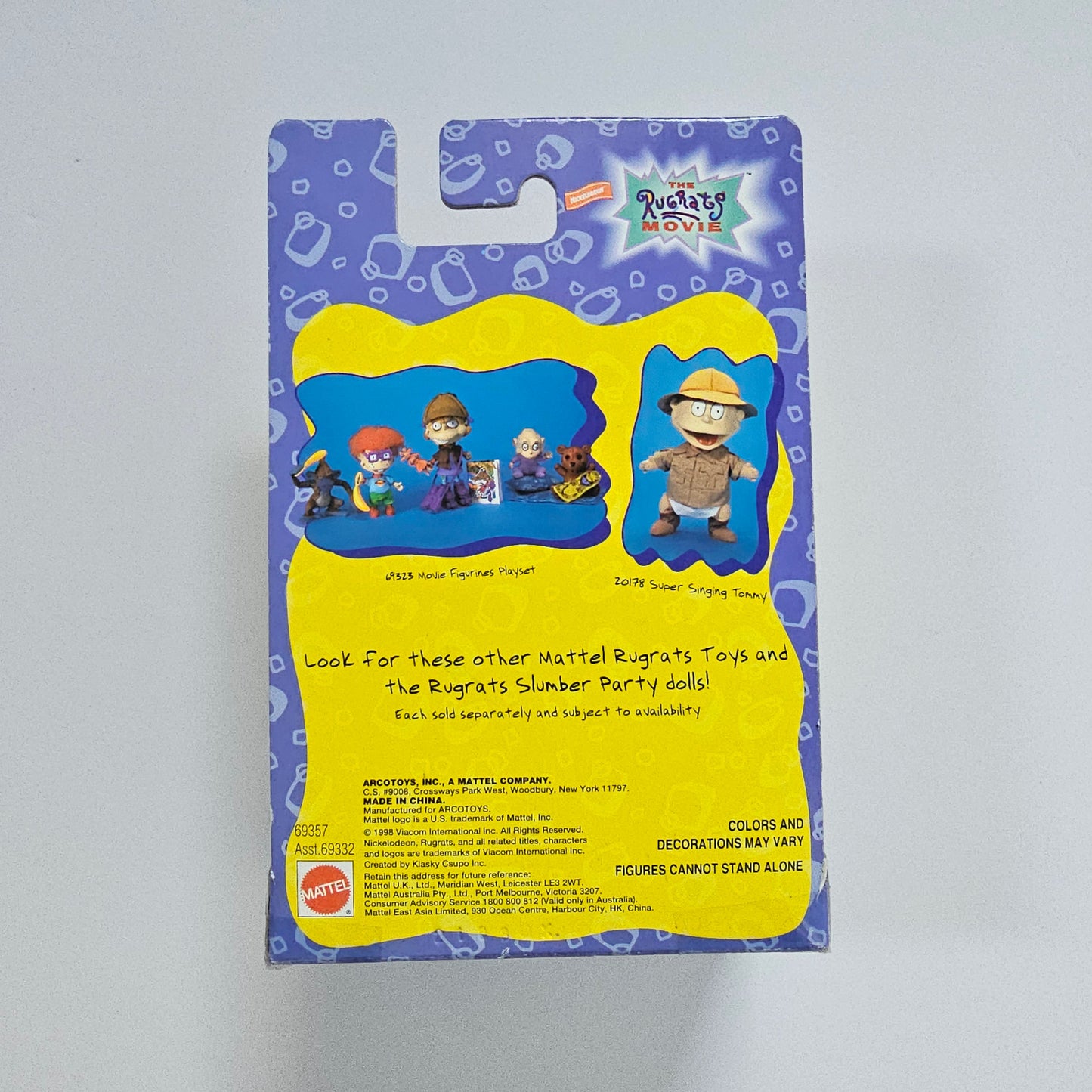 Vtg Rugrats Movie Baby Dil Collectible Figure (1998)
