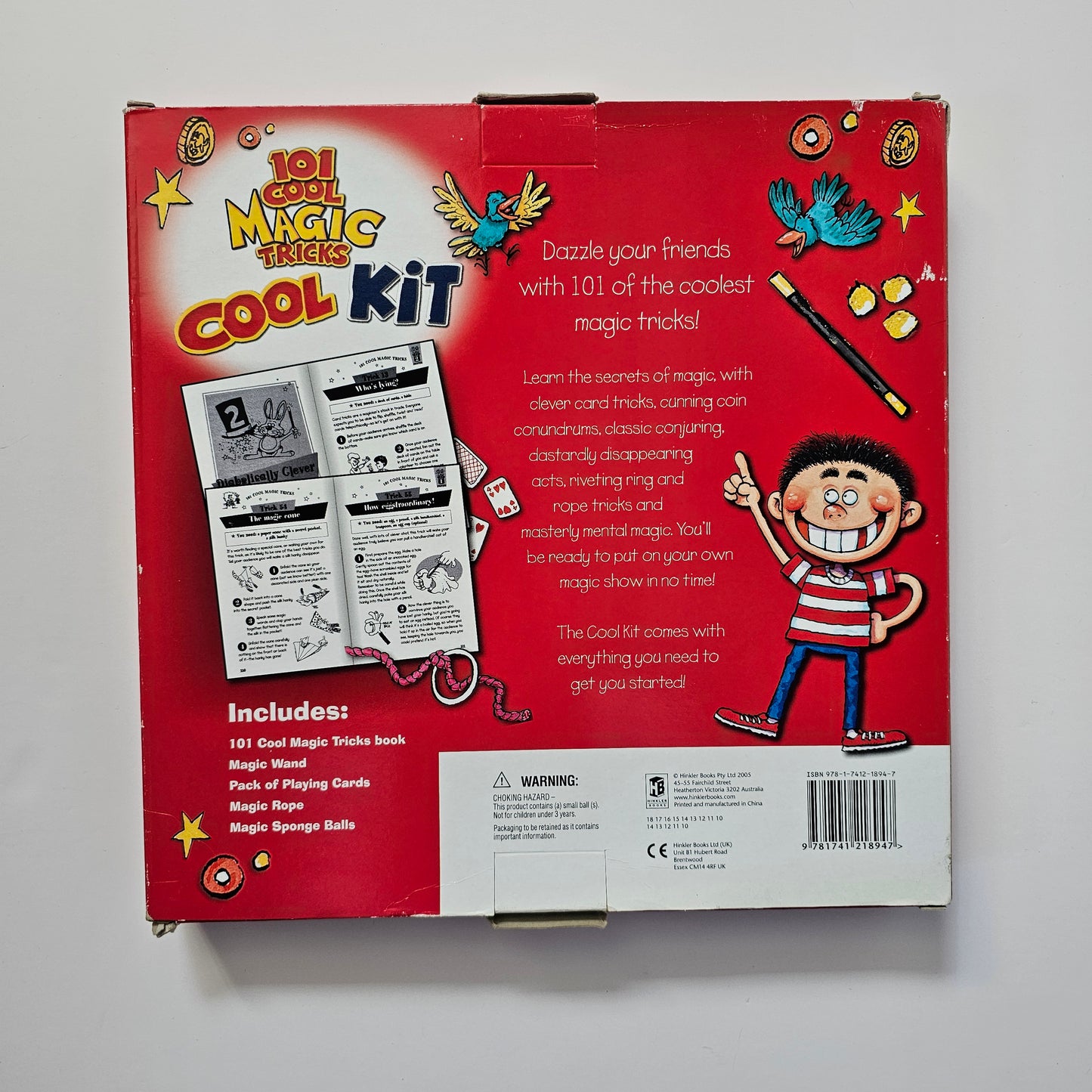 Vtg 101 Cool Magic Tricks with Glen Singleton Kit (2005)