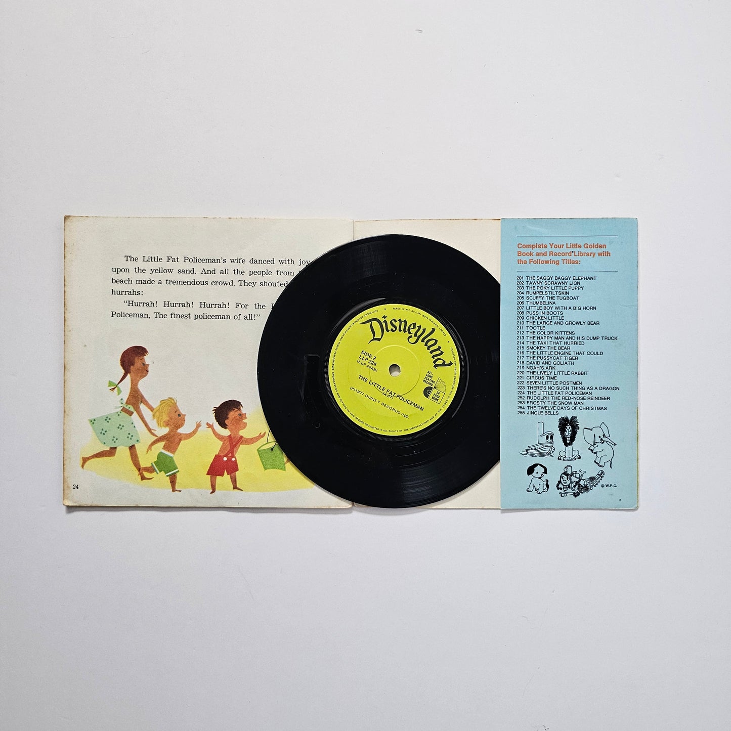 Vtg LGB & Record: The Little Fat Policeman (1976)