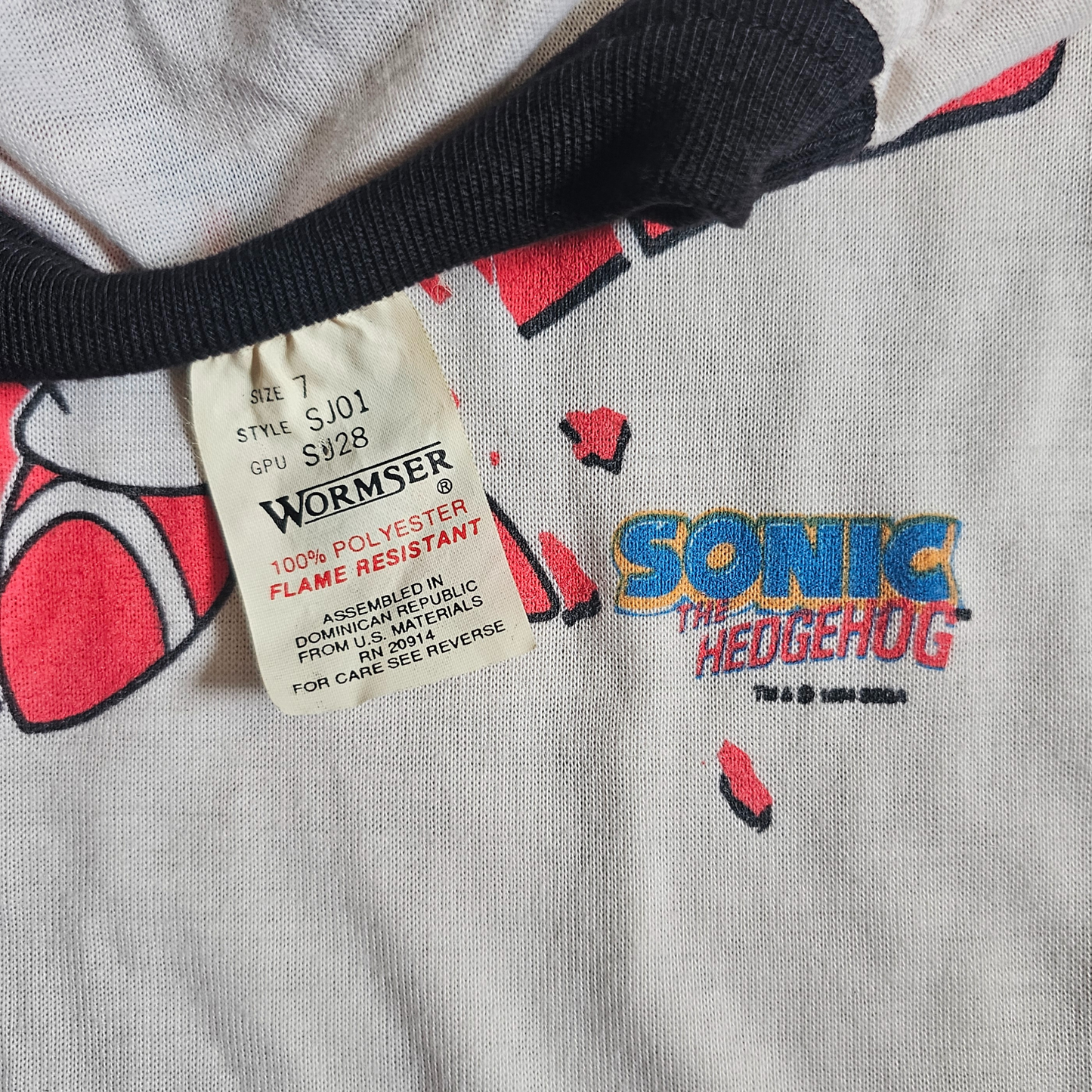 VAULT | Vtg Wormser Sonic The Hedgehog Shirt (Sz 6) (~90s)