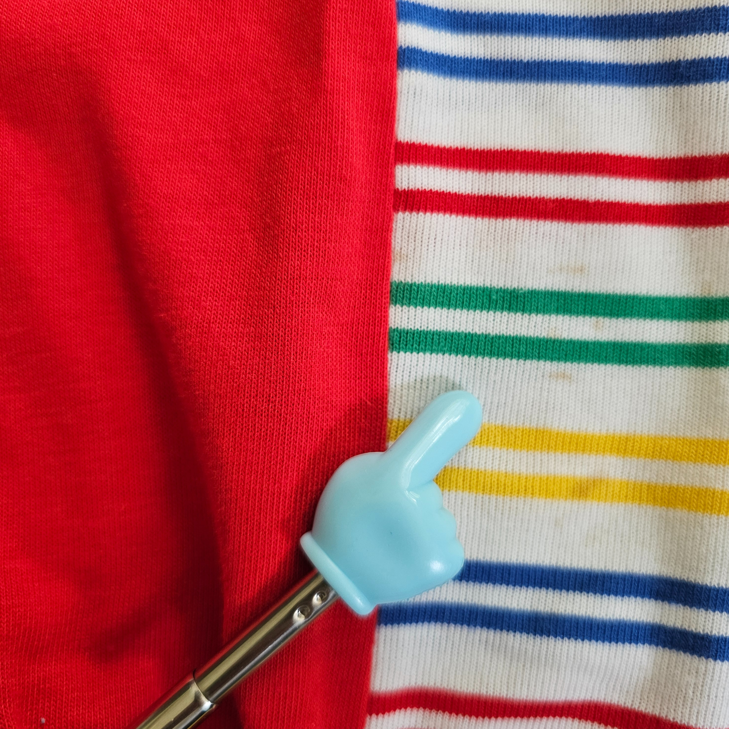 VAULT | Vtg Oshkosh Colourblock Romper Made In U.S.A (Sz 1.5 / 18m) (~90s)