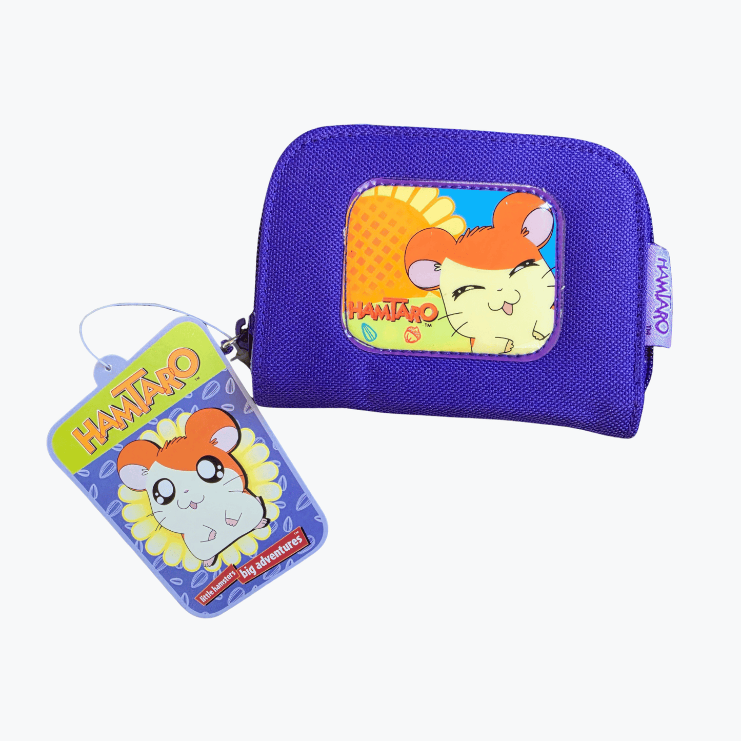 Vintage Hamtaro Wallet PURPLE (2001) (NOS)