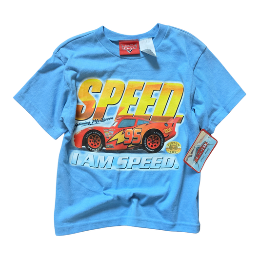 🔑 Disney Pixar Cars Lightning McQueen Graphic Tee (Sz 6) (NWT)