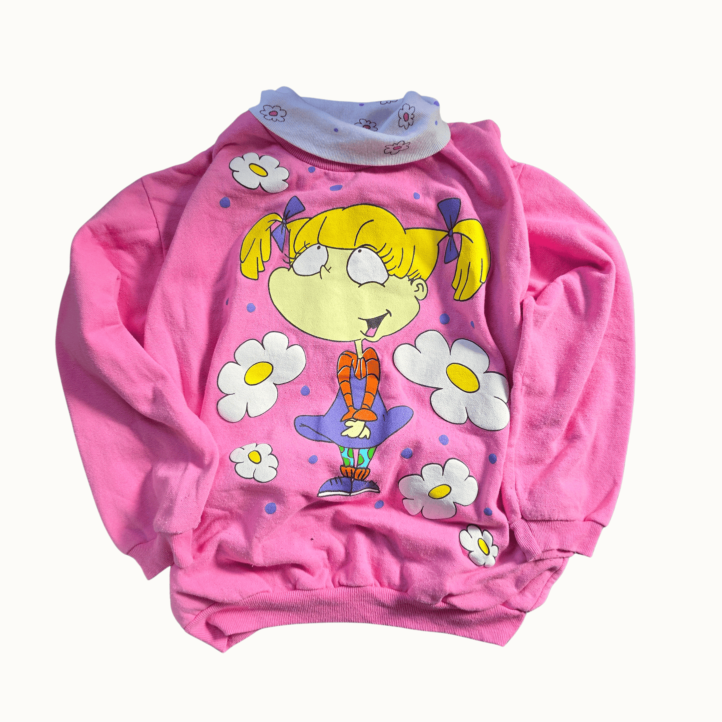 Vintage Nickelodeon Rugrats Angelica Sweater (Sz 8) (1997)