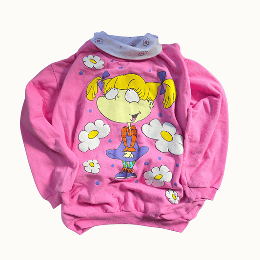 Vintage Nickelodeon Rugrats Angelica Sweater (Sz 8) (1997)