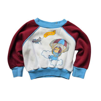 Vintage Cabbage Patch Kids Parachuting Sweater (Sz 000-00) (80s)