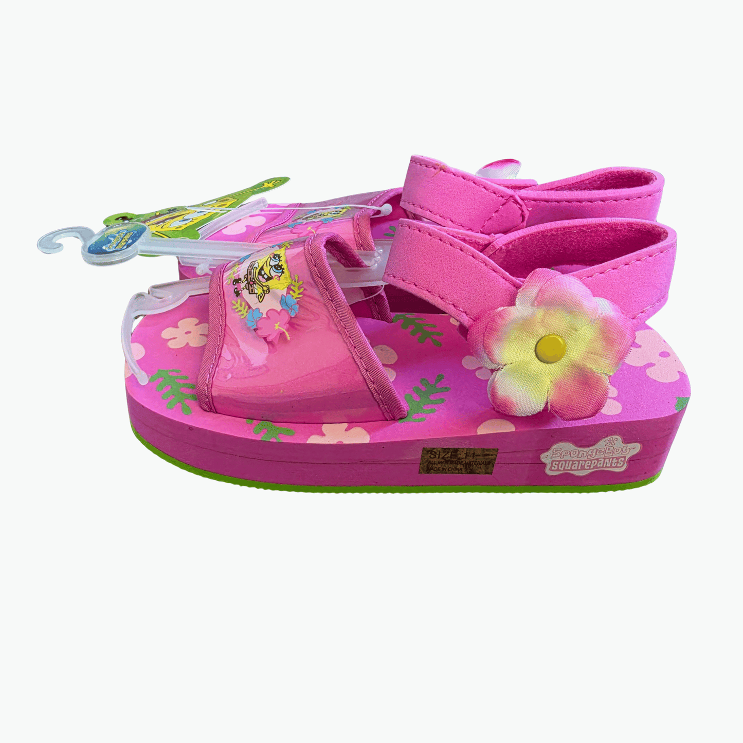 Vintage Nickelodeon Spongebob Sandals (Size 11) (2004) (NOS)