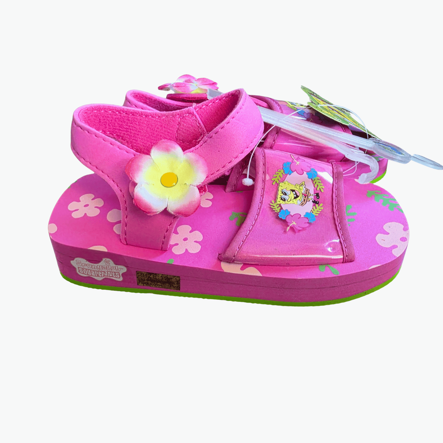 Vintage Nickelodeon Spongebob Sandals (Size 11) (2004) (NOS)