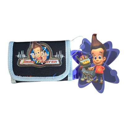 Vintage Nickelodeon Jimmy Neutron Trifold Wallet (2003) (NOS)