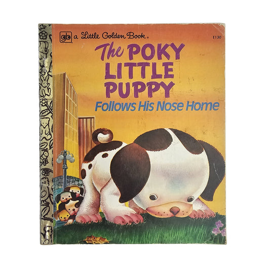 LGB - The Poky Little Puppy Follows His Nose Home  (3rd Printing, 1978)