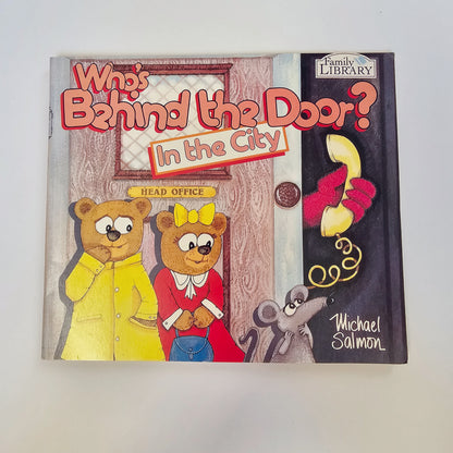 Vtg Who's Behind My Door Books (1992)