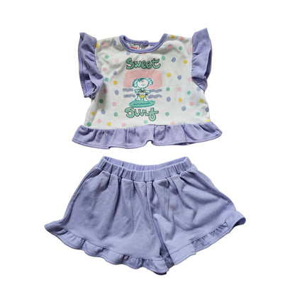 Vtg Healthtex Tropic Sweet Surf Set - Made in USA (18-24m)