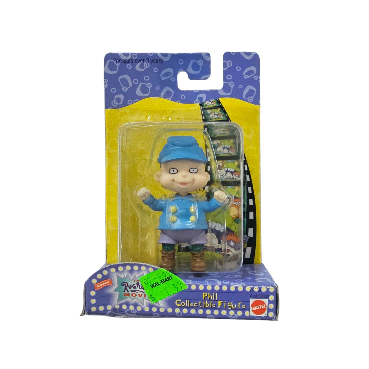 Vtg Rugrats Movie Phil Collectible Figure (1998)