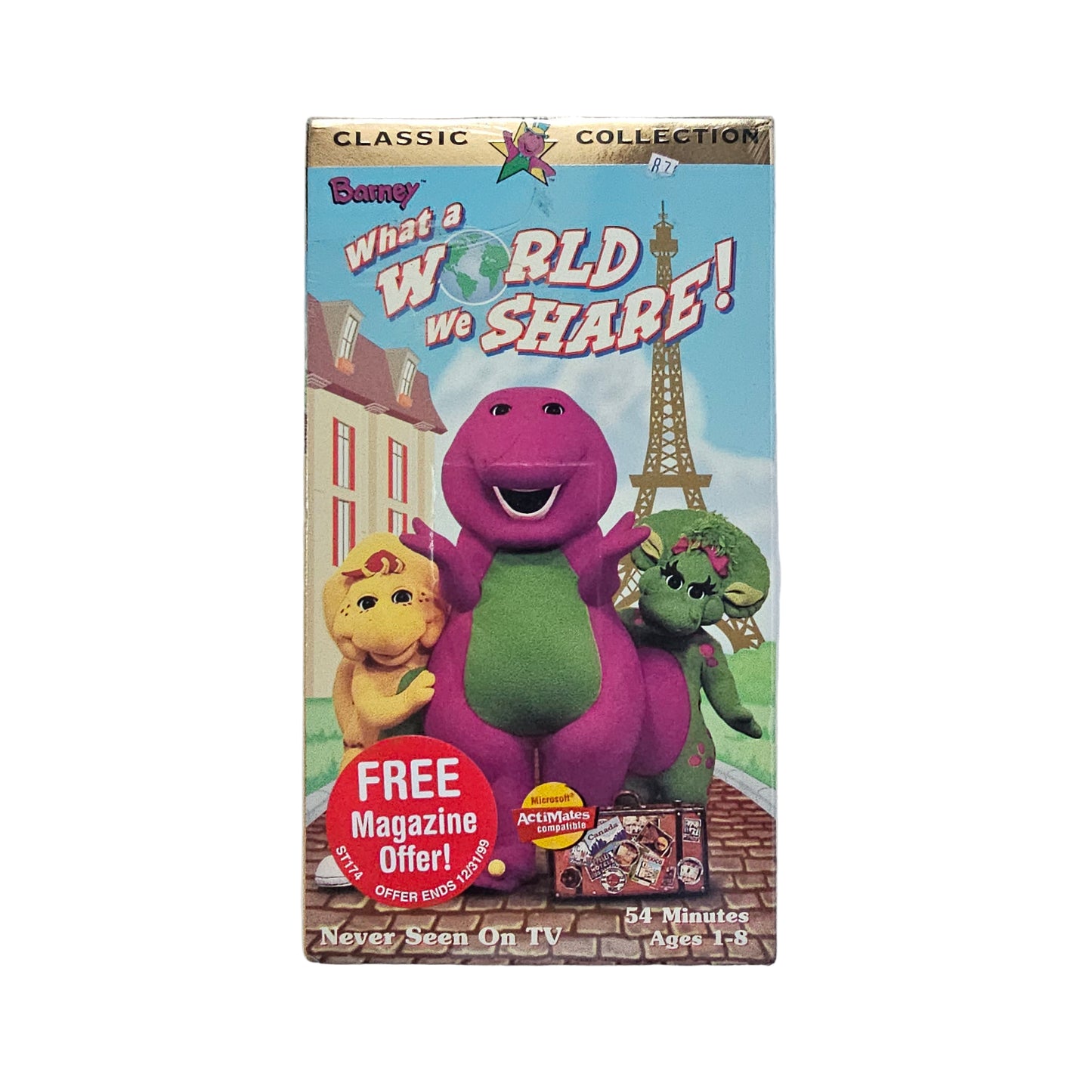 Vtg Barney What A World We Share VHS - SEALED (1998)