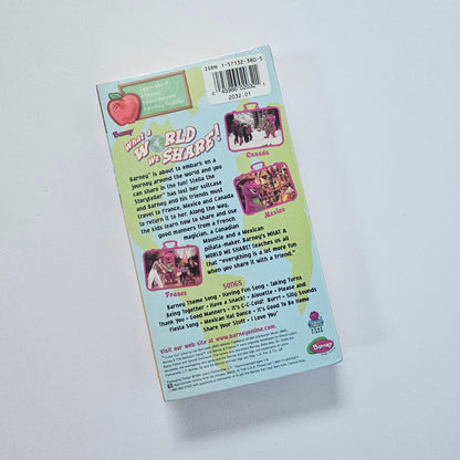 Vtg Barney What A World We Share VHS - SEALED (1998)
