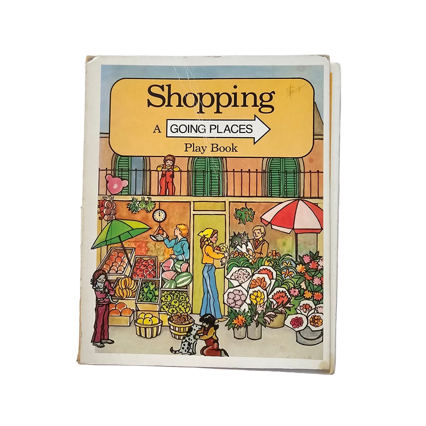Vtg Shopping: A Going Places Play Book (1984)