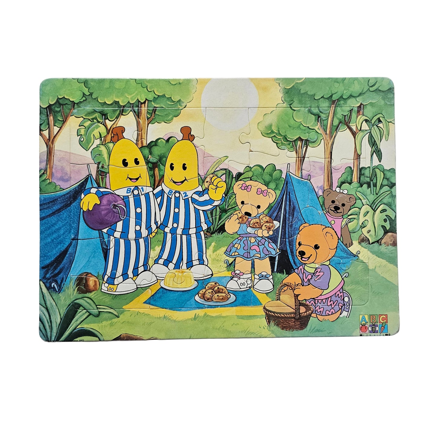 Vtg Bananas in Pyjamas Tray Puzzle (1993)