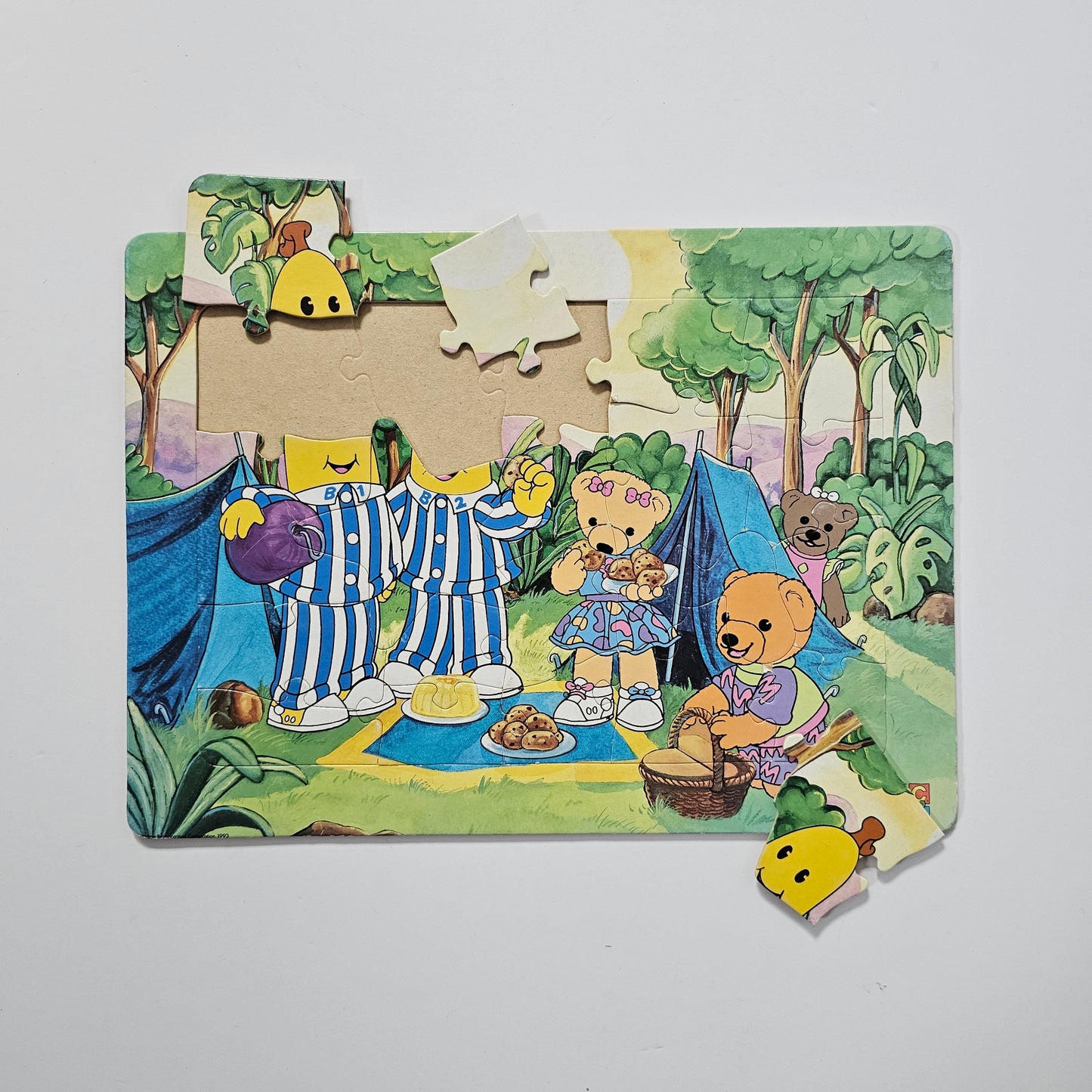 Vtg Bananas in Pyjamas Tray Puzzle (1993)