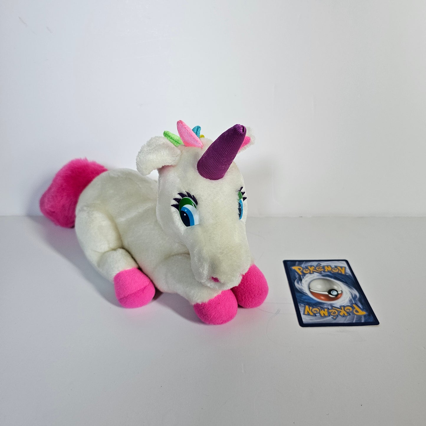 VAULT | Vtg 24K Lisa Frank Markie Rainbow Unicorn Plush (1995)