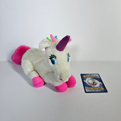 VAULT | Vtg 24K Lisa Frank Markie Rainbow Unicorn Plush (1995)