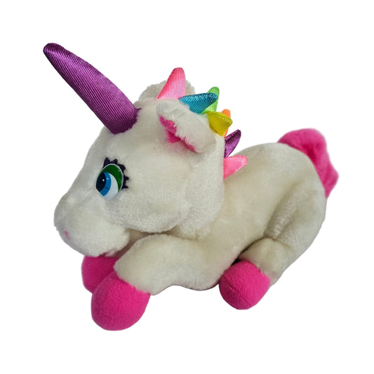 VAULT | Vtg 24K Lisa Frank Markie Rainbow Unicorn Plush (1995)
