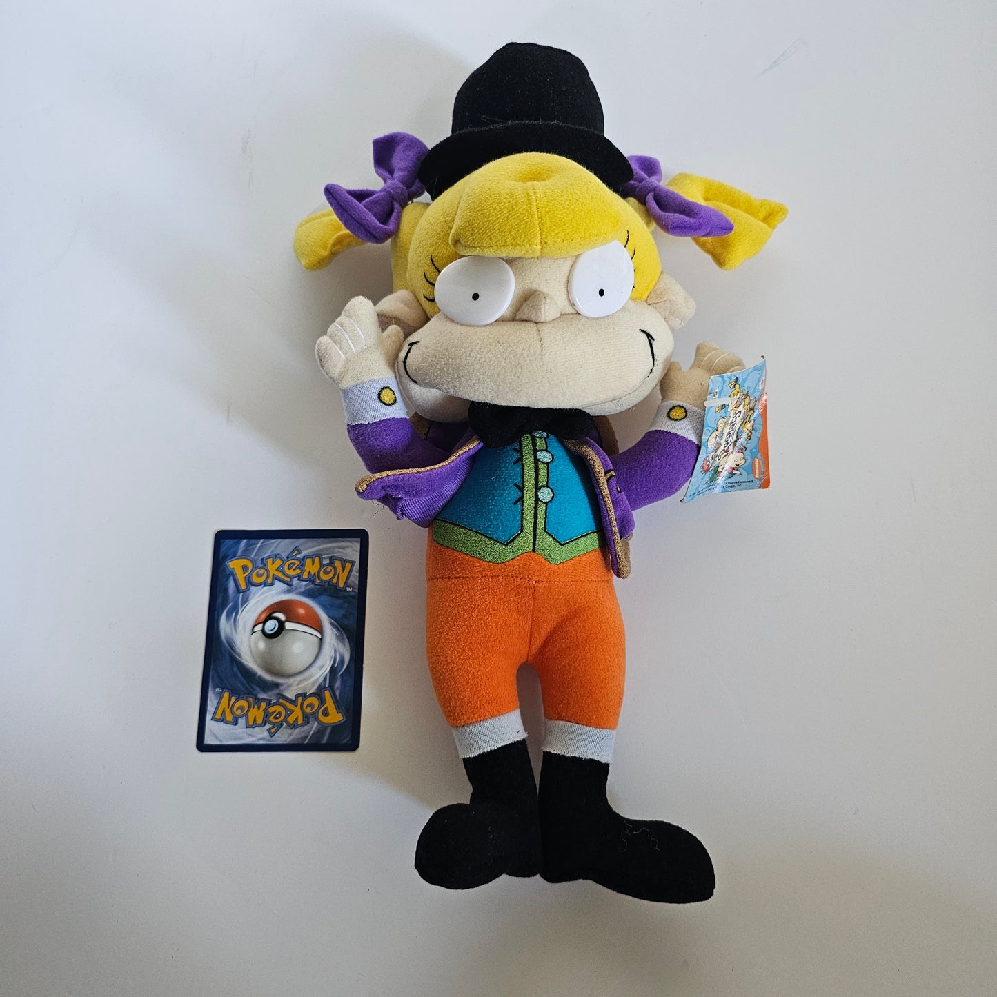 Vintage Rugrats Angelica Pickles Ringmaster Plush (2004)
