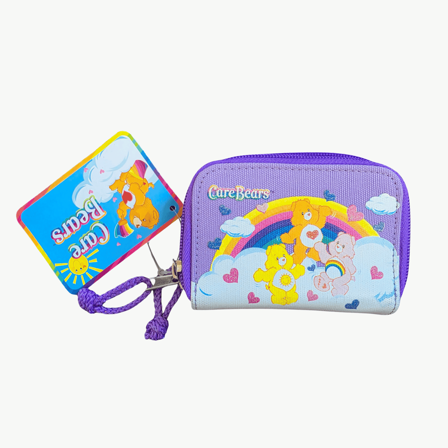 Vintage Care Bears Wallet PURPLE (2003) (NOS)