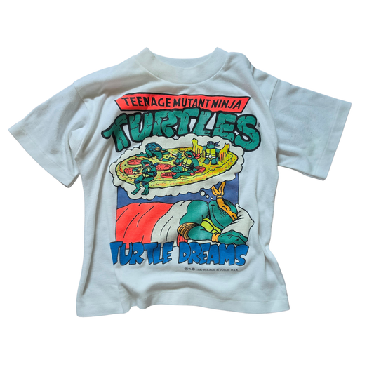 Vintage TMNT Teenage Mutant Ninja Turtles Graphic Tee (Sz 4-6)