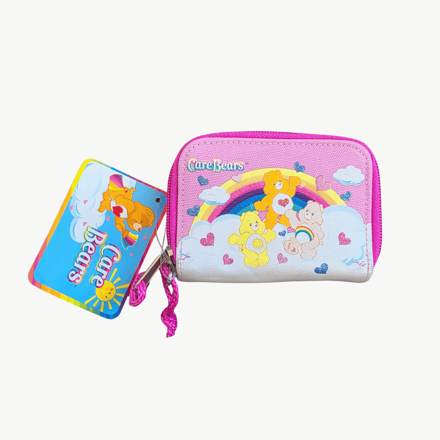 Vintage Care Bears Wallet PINK (2003) (NOS)