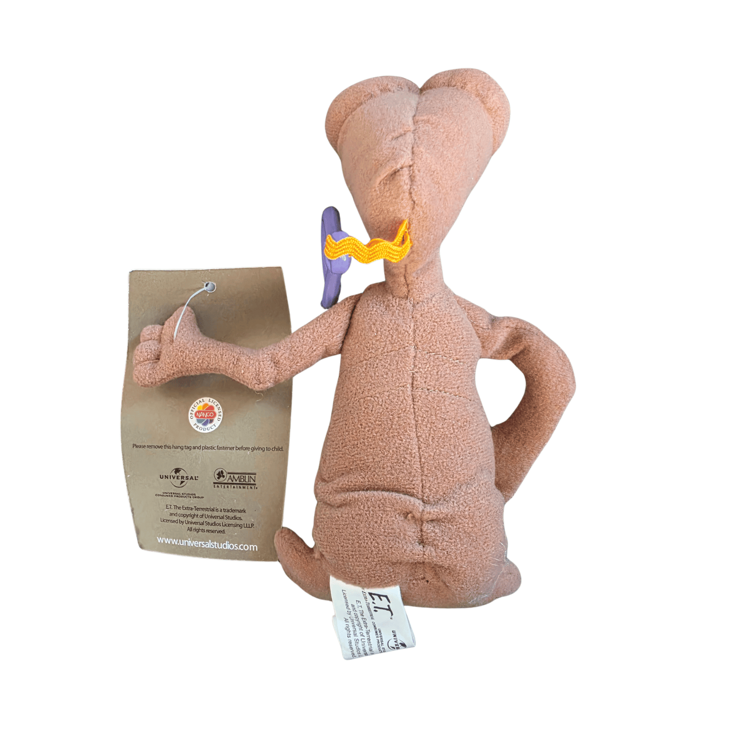 Vintage NANCO E.T. The Extra-Terrestrial Plush Bag Clip (00s) (NOS)