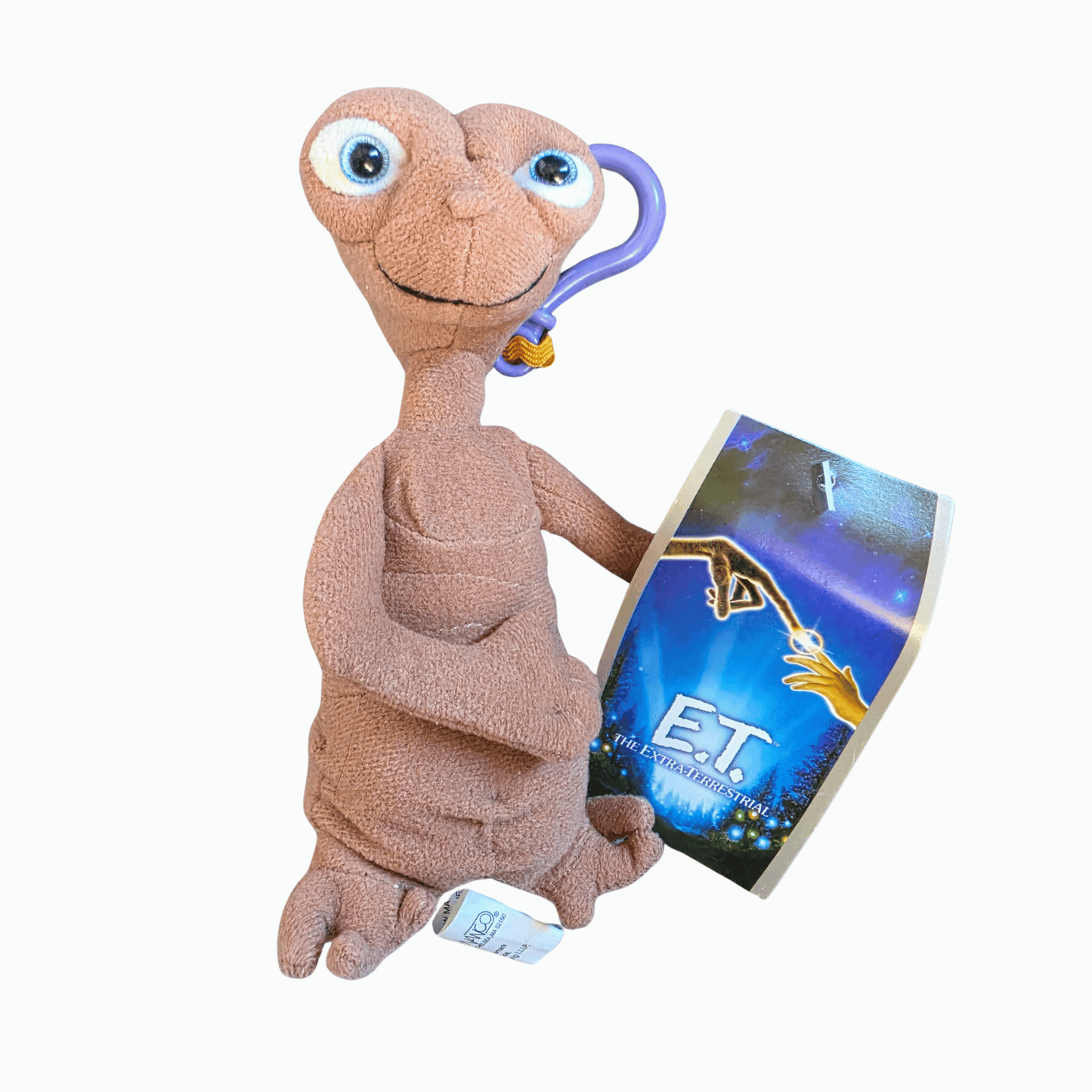 Vintage NANCO E.T. The Extra-Terrestrial Plush Bag Clip (00s) (NOS)