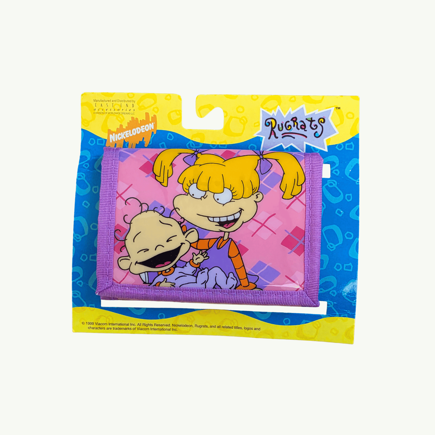 Vintage Nickelodeon Rugrats Angelica & Dill Trifold Wallet (1999) (NOS)