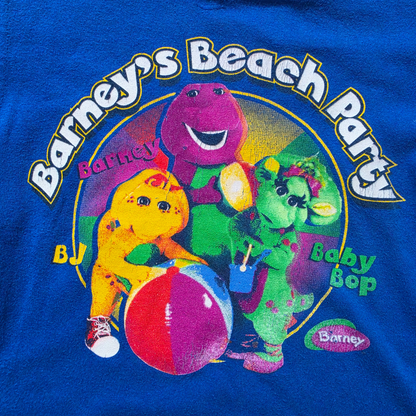 Vintage Barney & Friends Beach Party Graphic Tee (Sz 2-4) (2006)
