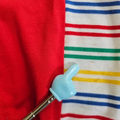 VAULT | Vtg Oshkosh Colourblock Romper Made In U.S.A (Sz 1.5 / 18m) (~90s)