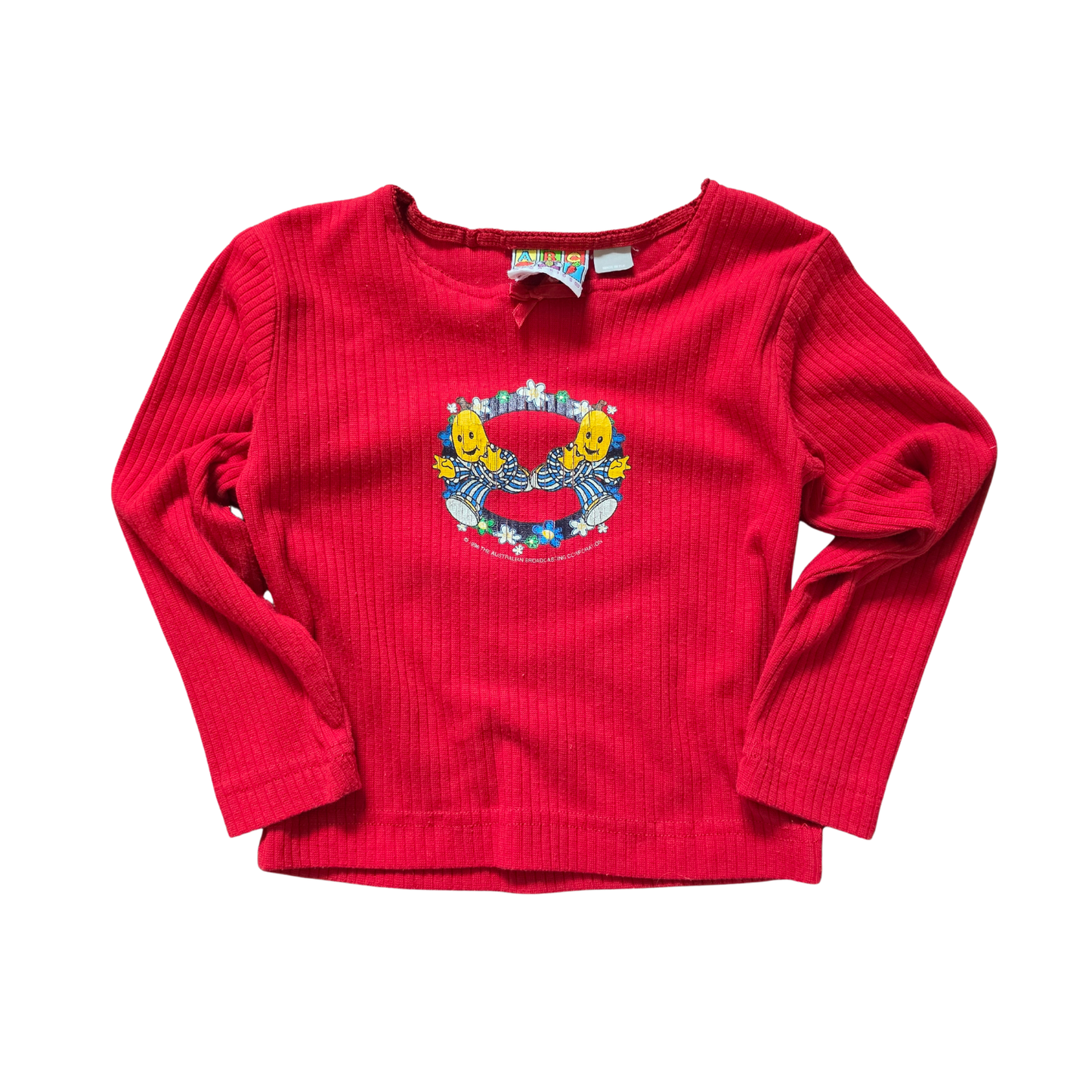 🔑 Vintage ABC Kids Bananas in Pyjamas Long Sleeve (Sz 3-4) (1996)