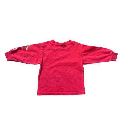 Vintage OshKosh B'gosh Red Racer Long Sleeve (Sz 1)