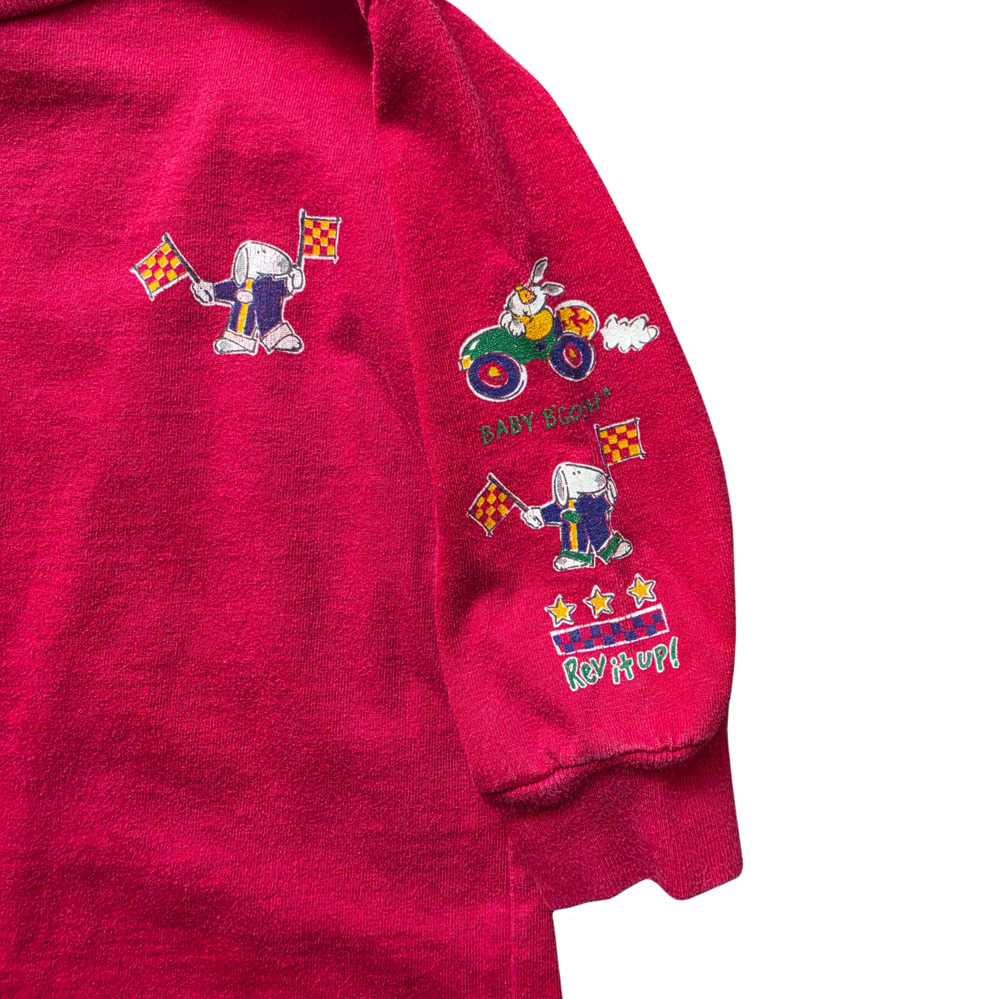 Vintage OshKosh B'gosh Red Racer Long Sleeve (Sz 1)