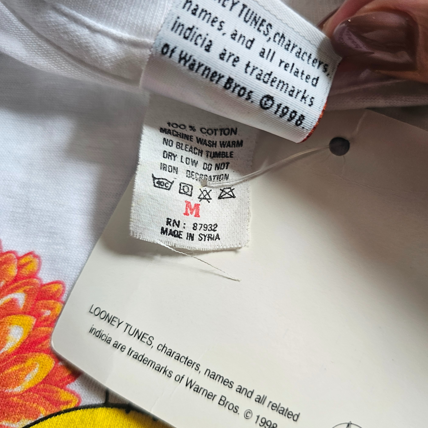 Vtg Looney Toons Tweety Shirt (Sz 7) (1998) *NOS*