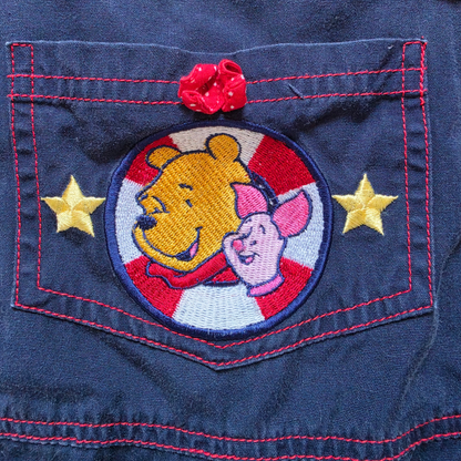 Disney Winnie the Pooh & Piglet Fish Overalls (Sz 4)