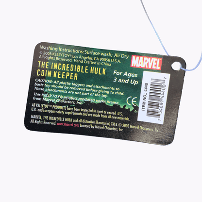 Vintage Marvel Hulk Bag Clip / Coin Keeper (2003) (NOS)