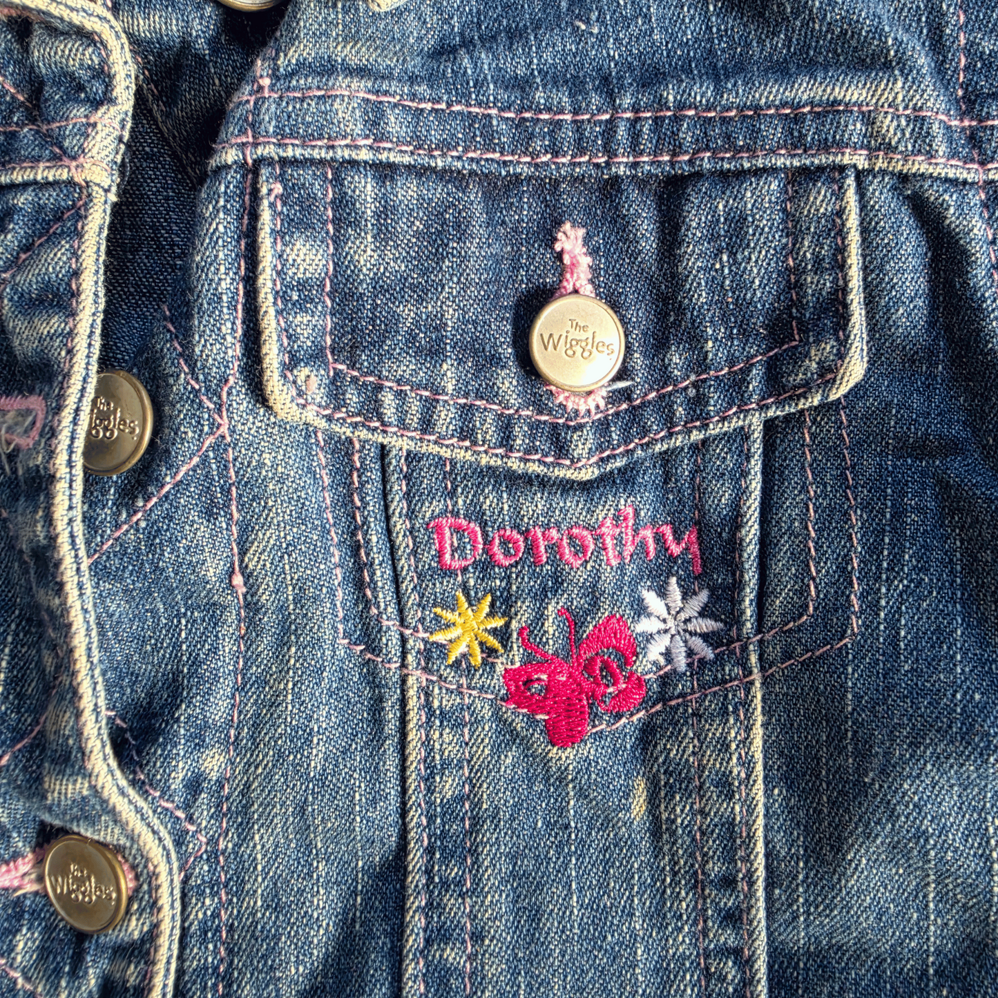 The Wiggles Dorothy the Dinosaur Denim Jacket (Sz 2) (2008)