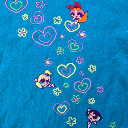 Vintage Cartoon Network Powerpuff Girls Long Sleeve (Sz 4-5) (2002)