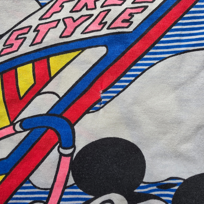 Vintage Disney Mickey Windsurfing AOP T-Shirt (Sz 2-4) (80s)