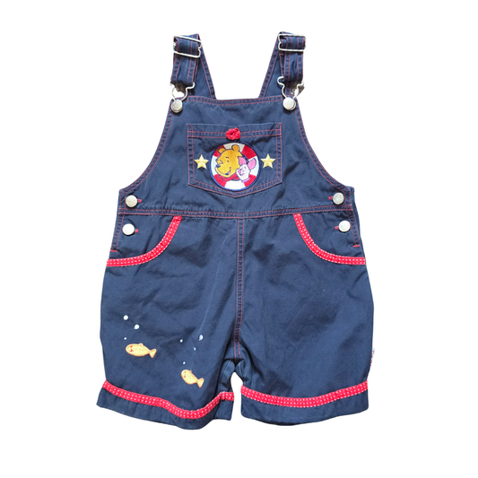 Disney Winnie the Pooh & Piglet Fish Overalls (Sz 4)