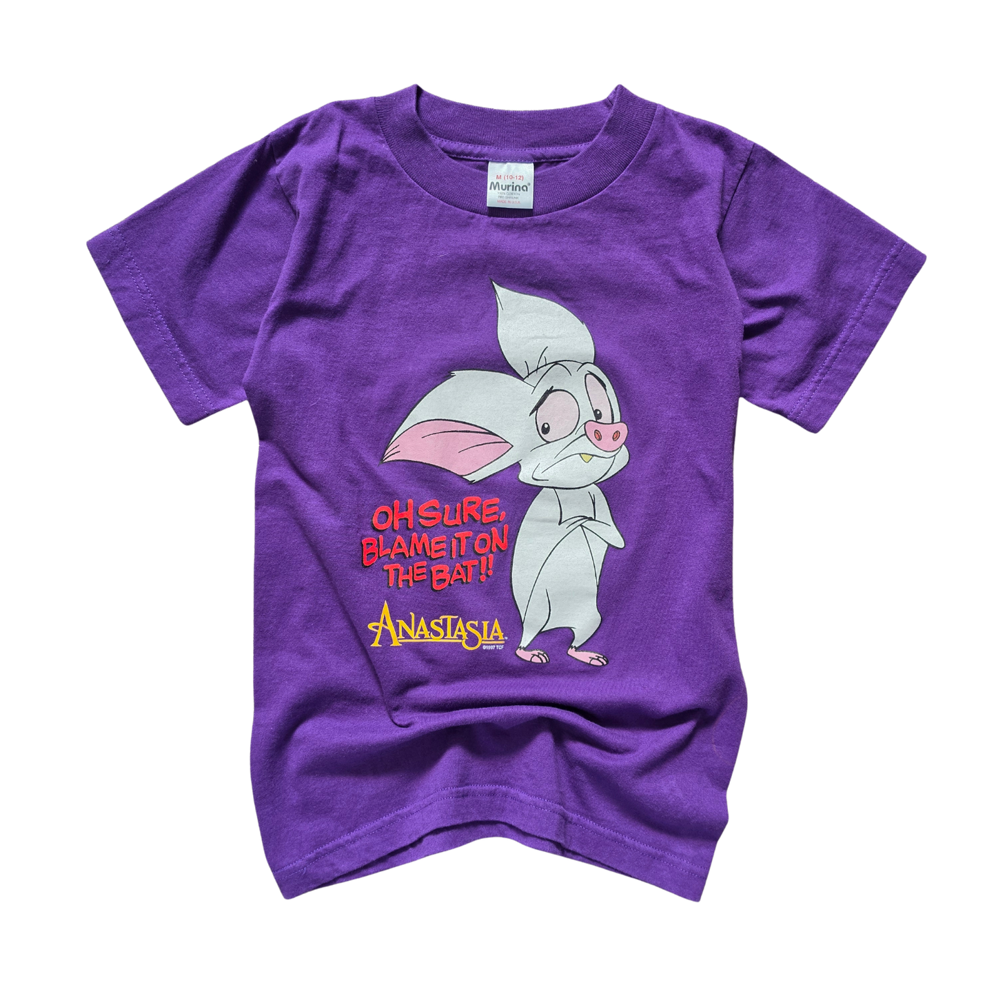 Vintage Disney Anastasia Bartok T-Shirt (Sz 7) (1997)