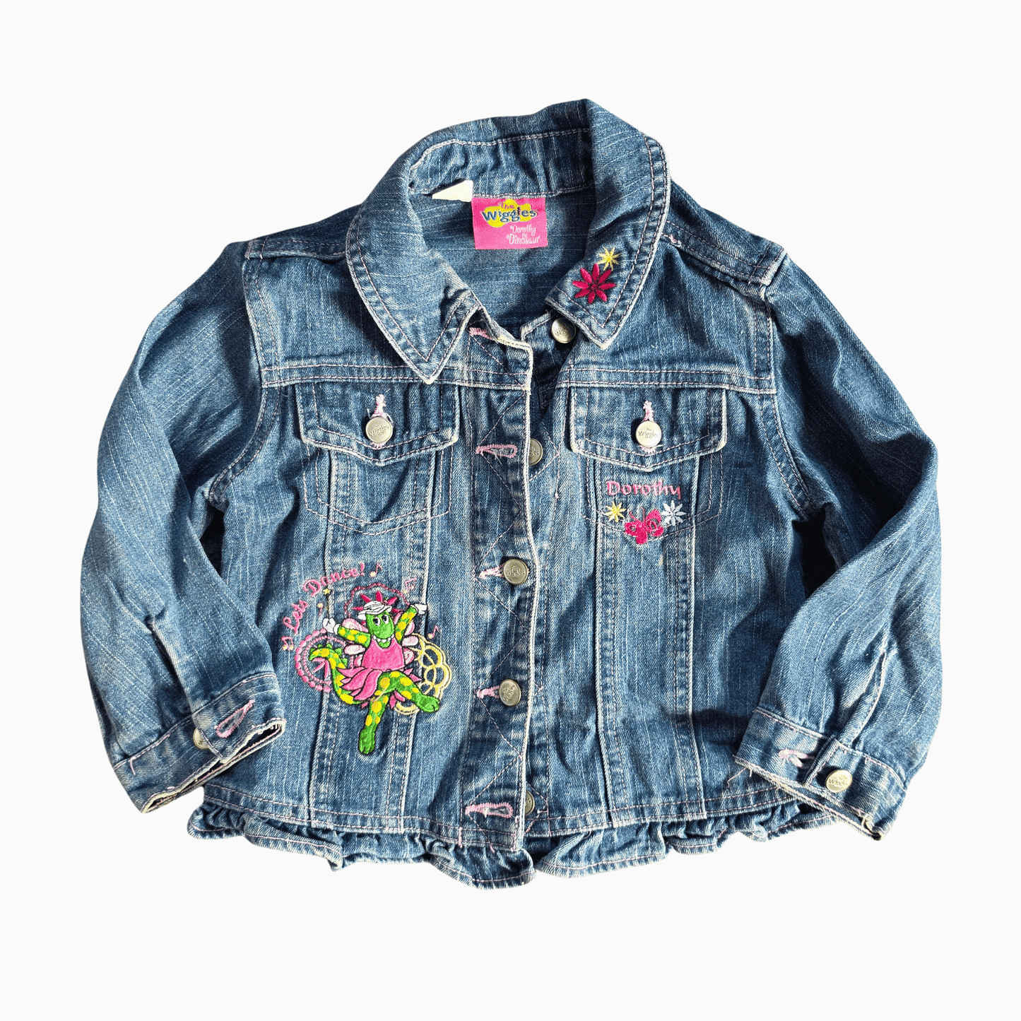 The Wiggles Dorothy the Dinosaur Denim Jacket (Sz 2) (2008)