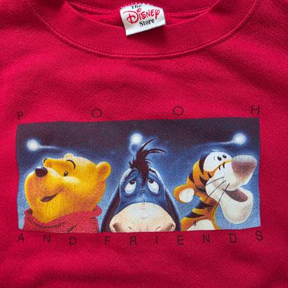 Vintage Disney Store Winnie the Pooh, Eeyore & Tigger Sweater (Sz 4-6) (90s)