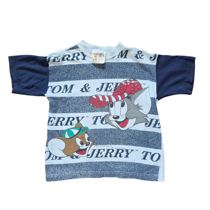 Vintage Cartoon Network's Tom & Jerry AOP T-Shirt (Sz 5-8) (1995)