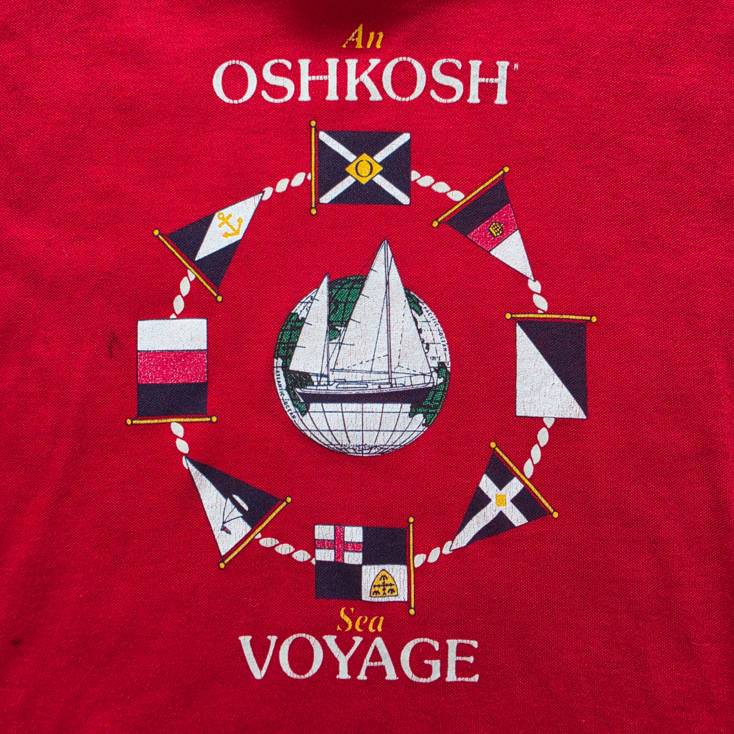 Vintage OshKosh Sea Voyage Sailing Shirt (Sz 4-5)