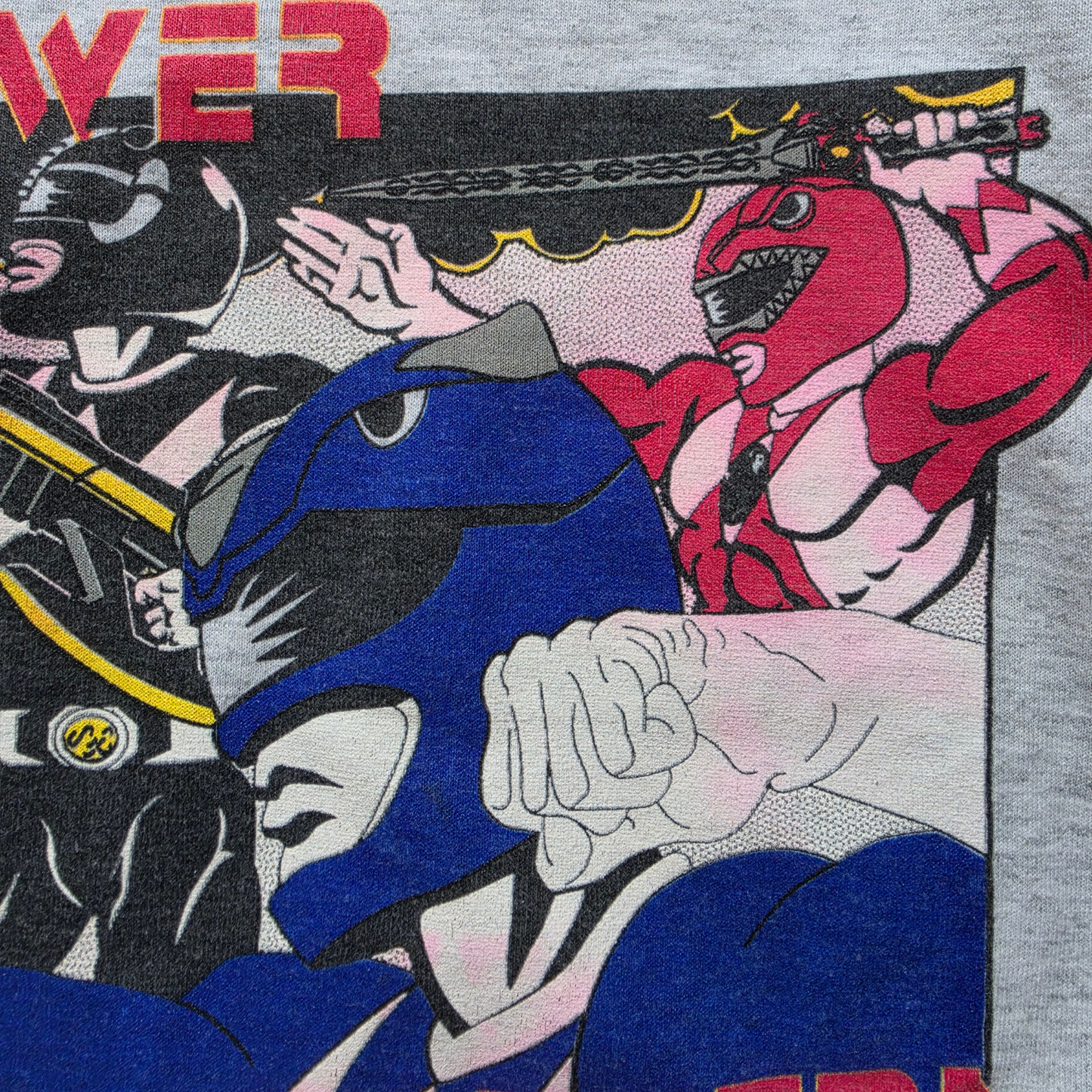 Vintage Spinoff Power Rangers Graphic Tee (Sz 2)